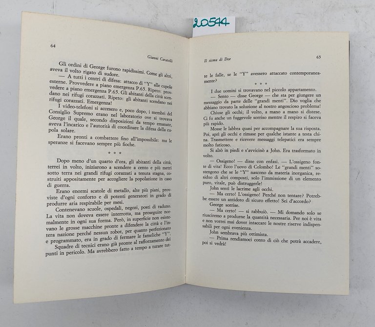 Gianni Caratelli Il sisma di Dor Capitol 1975