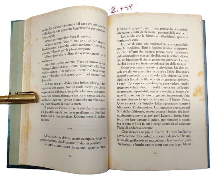 Gianrico Carofiglio Il silenzio dell'onda Rizzoli 1° edizione 2011