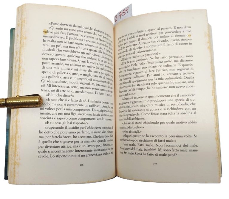 Gianrico Carofiglio Il silenzio dell'onda Rizzoli 1° edizione 2011