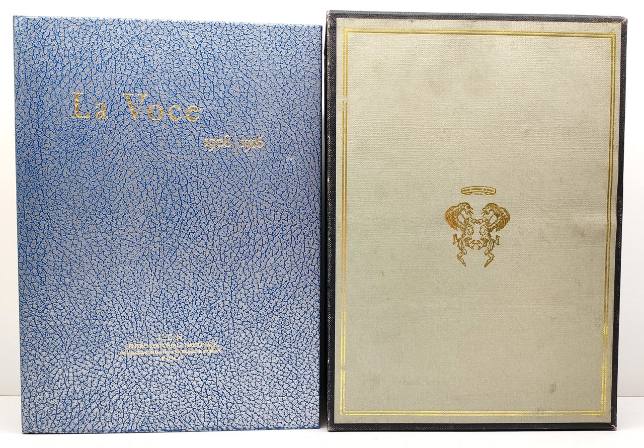 Giansiro Ferrata La voce 1908-1916 due volumi C.E.N. 2° edizione …