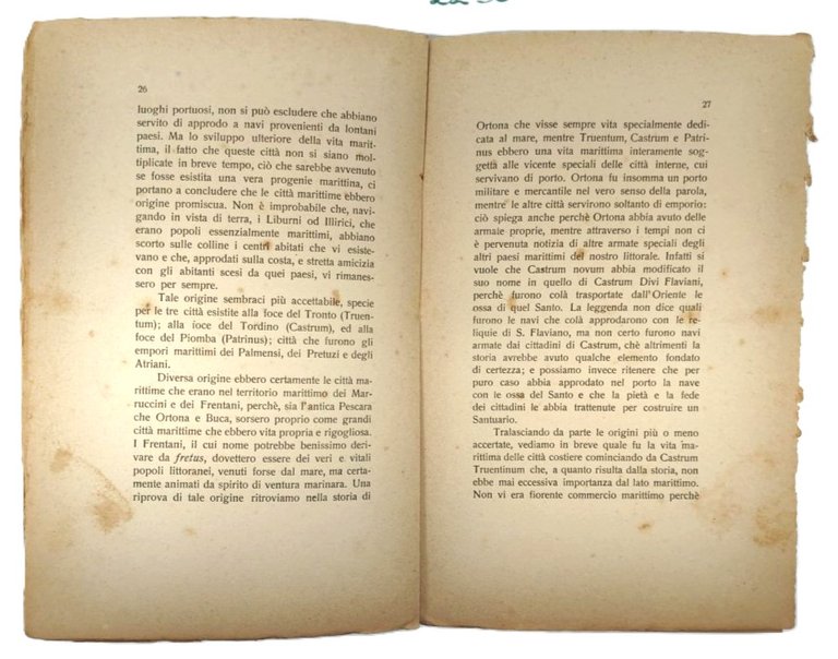 Gino Albi L'Abruzzo marittimo monografia 1915 De Arcangelis