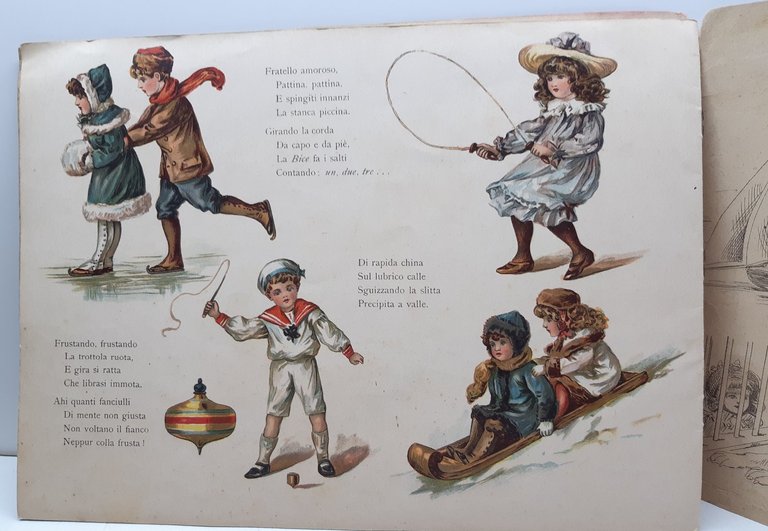 Giochi-Illustrato A Colori-Giuochi E Passatempi-Paravia-Tito Gironi-'900