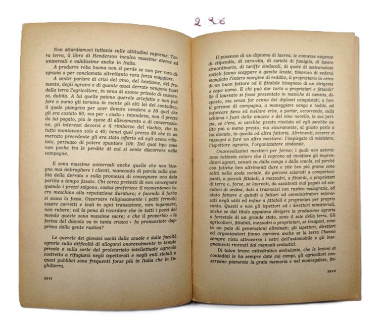 Giorgio Anderson Guadagnarsi la terra presentazione Luigi Einaudi Edizioni Agricole …