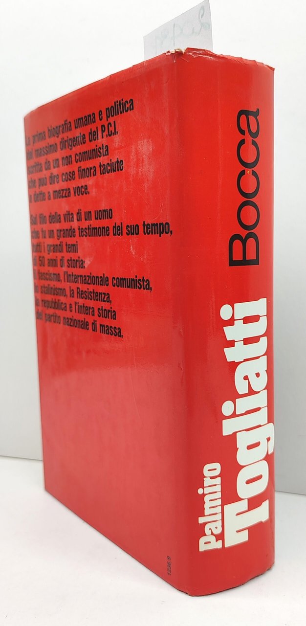 Giorgio Bocca Palmiro Togliatti Laterza 1973 2° edizione