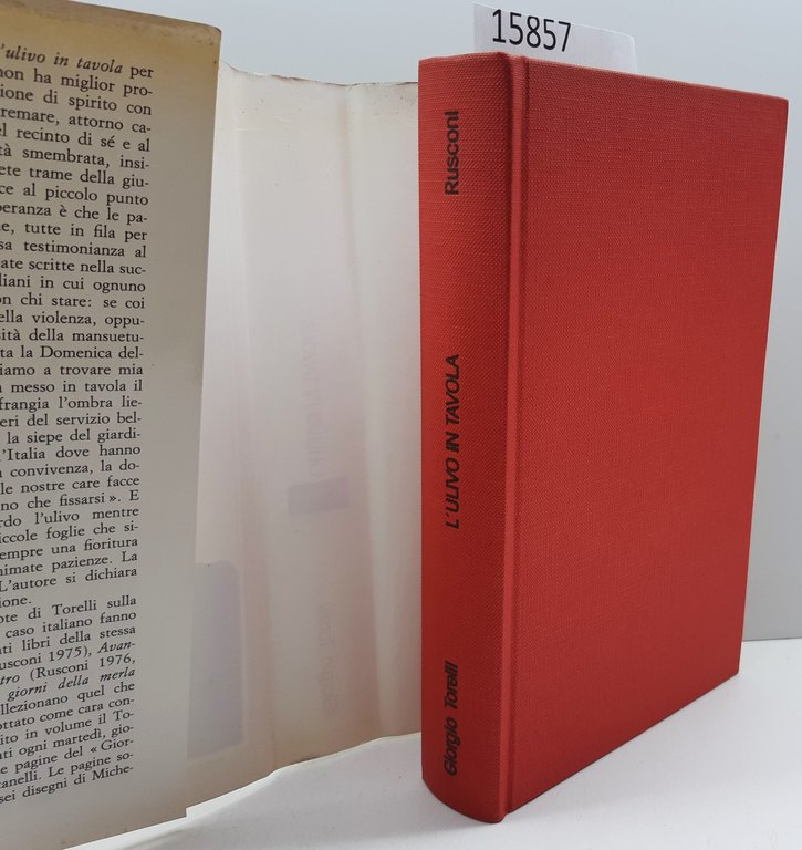 Giorgio Torelli L'ulivo in tavola Rusconi 1° edizione 1978