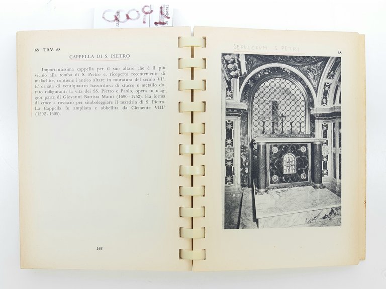 Giovanni B. De Toth Grotte vaticane Città del Vaticano 1955