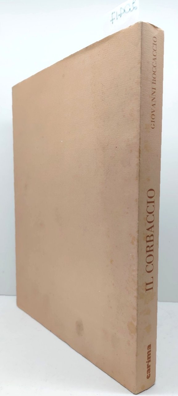 Giovanni Boccaccio Il corbaccio saggio Edoardo Sanguineti Carima 1989