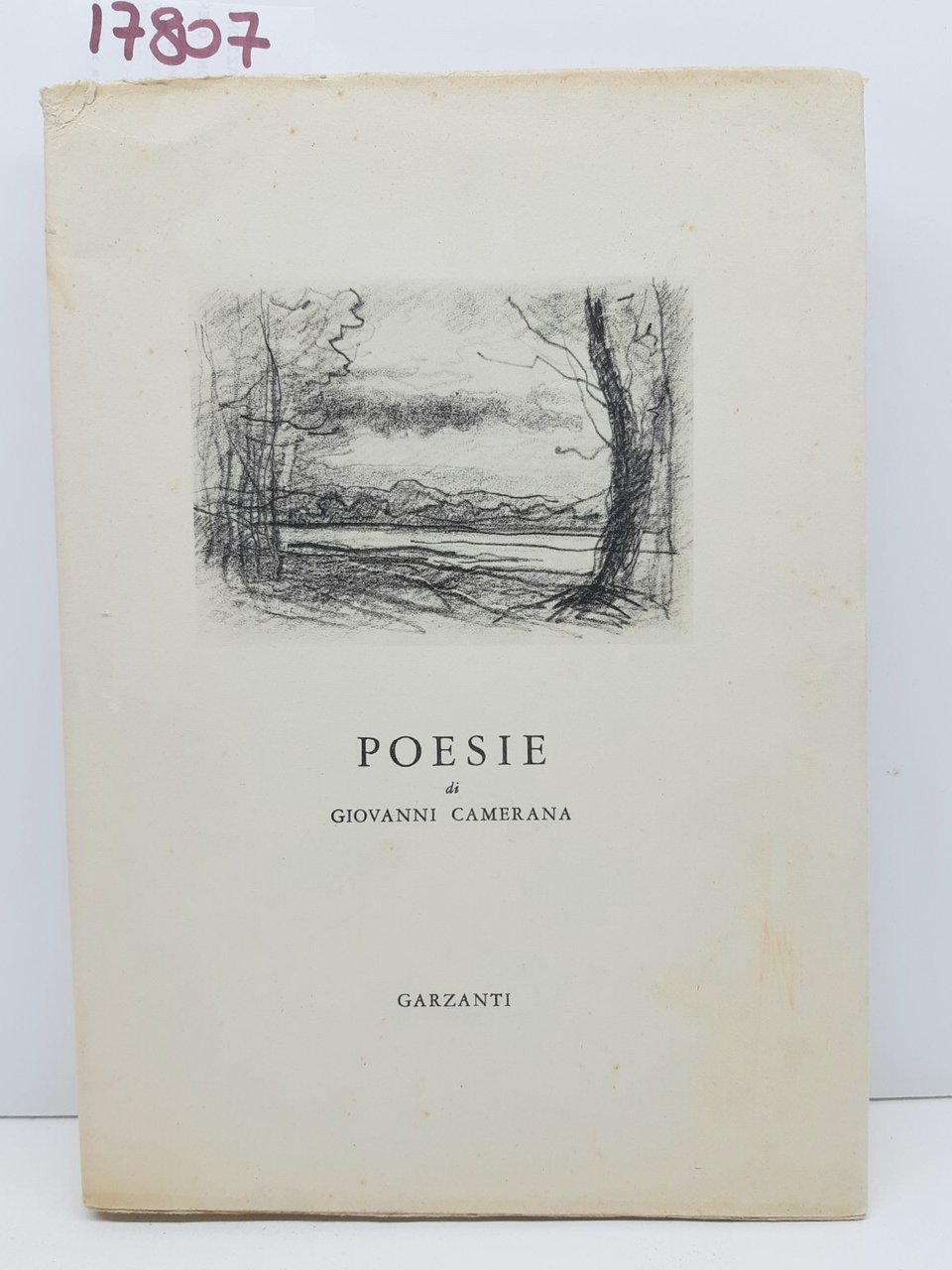 Giovanni Camerana Poesie Garzanti 1956