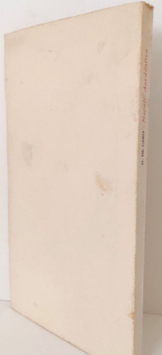 Giovanni De Caro Napoli anedottica Berisio editore 1969