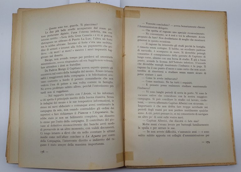 Giovanni Descalzo B‡ciga il mozzo 1∞ ed. Paravia 1946