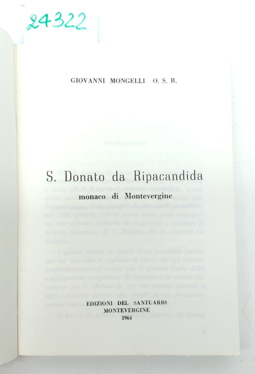 Giovanni Mongelli San Donato da Ripacandida edizioni del santuario Montevergine … | Immagine Gallery 3