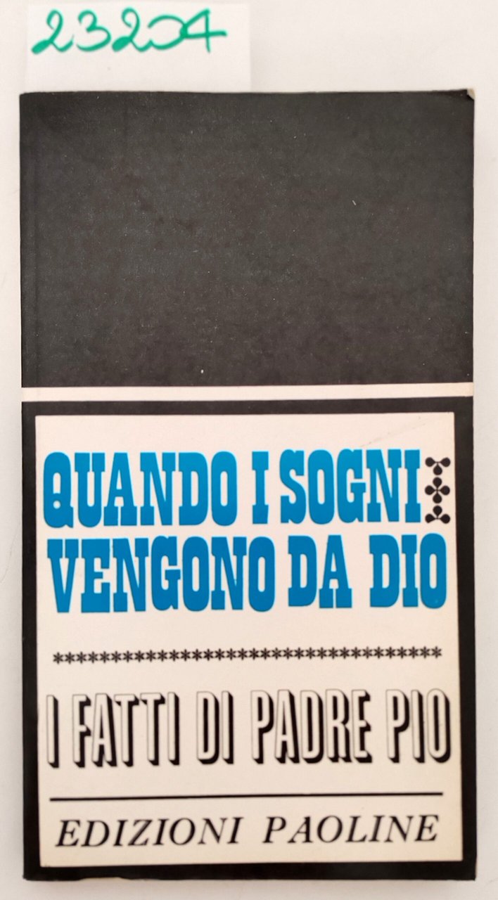 Giovanni P. Siena Quando i sogni vengono da Dio i … | Immagine principale