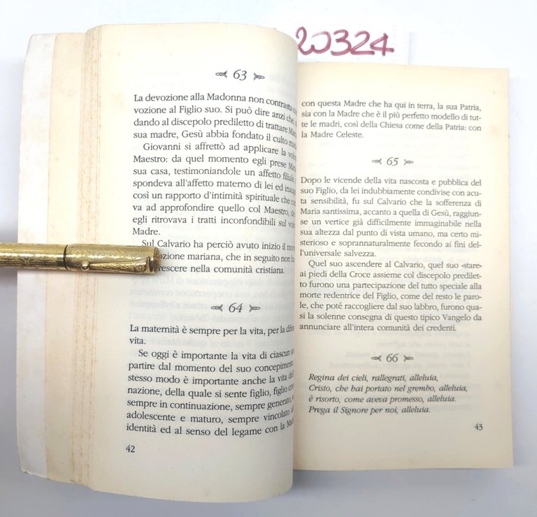 Giovanni Paolo II Maria Maria stella del mattino Piemme 1° …