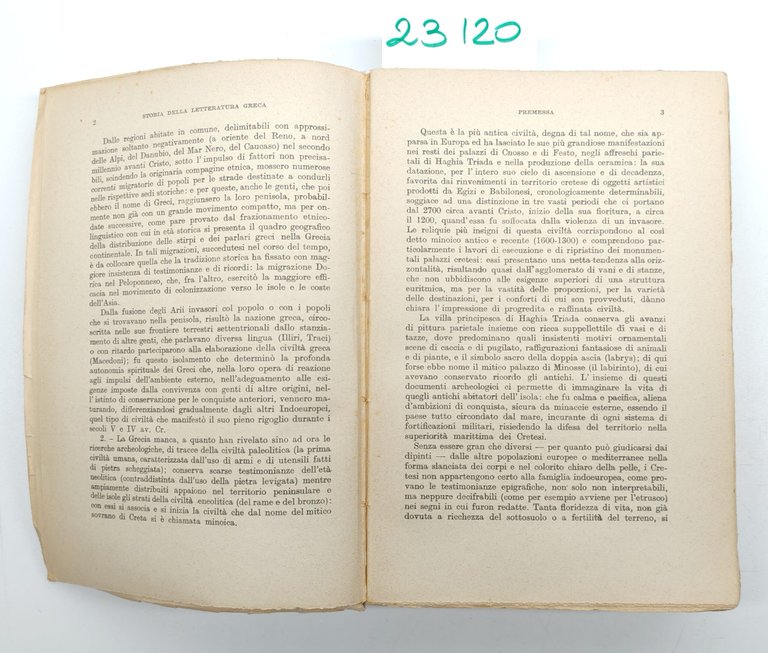 Giovanni Pascucci Storia della letteratura greca Sansoni 1949 | Immagine Gallery 4
