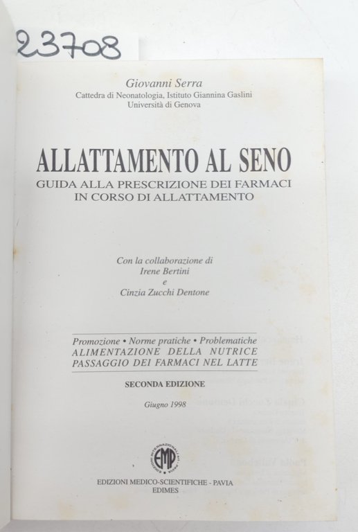 Giovanni Serra Allattamento al seno guida la prescrizione dei farmaci … | Immagine Gallery 3