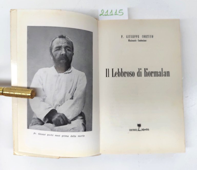 Giuseppe Cortivo Il lebbroso di Kormalan Nigrizia 4° edizione 1964