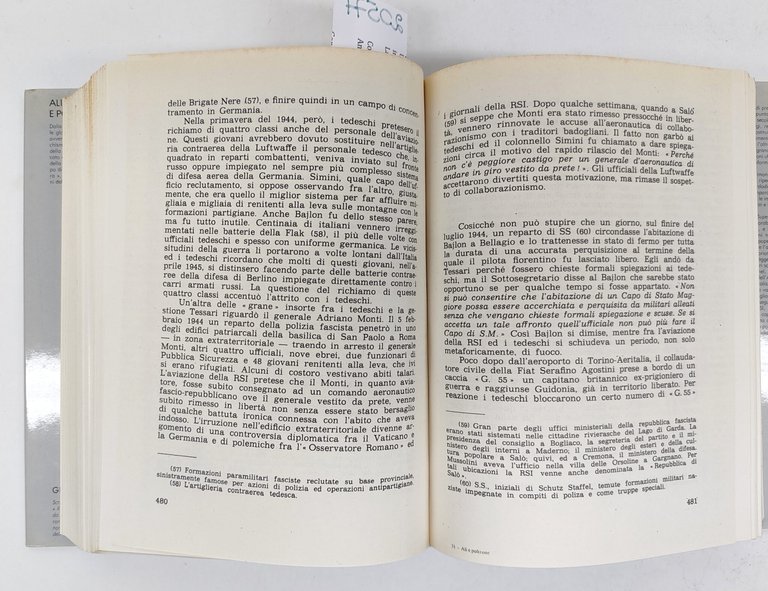 Giuseppe D'Avanzo Ali e poltrone Ciarrapico editore 1981