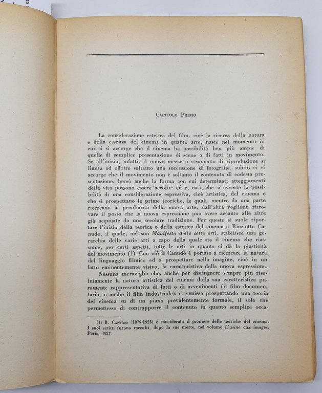 Giuseppe Flores D'arcais Il cinema Il film nella esperienza giovanile …