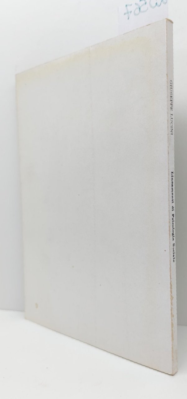 Giuseppe Lucini Lineamenti di psicologia sociale 2ª ristampa Editoriale Idea