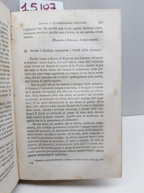 Giuseppe Puccianti Antologia della prosa italiana moderna Le Monnier 1880