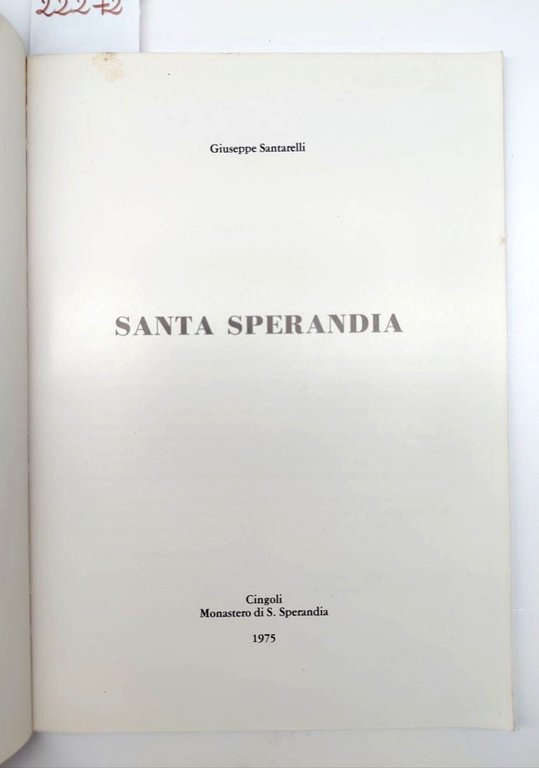Giuseppe Santarelli Santa Sperandia Cingoli monastero 1975 | Immagine Gallery 3