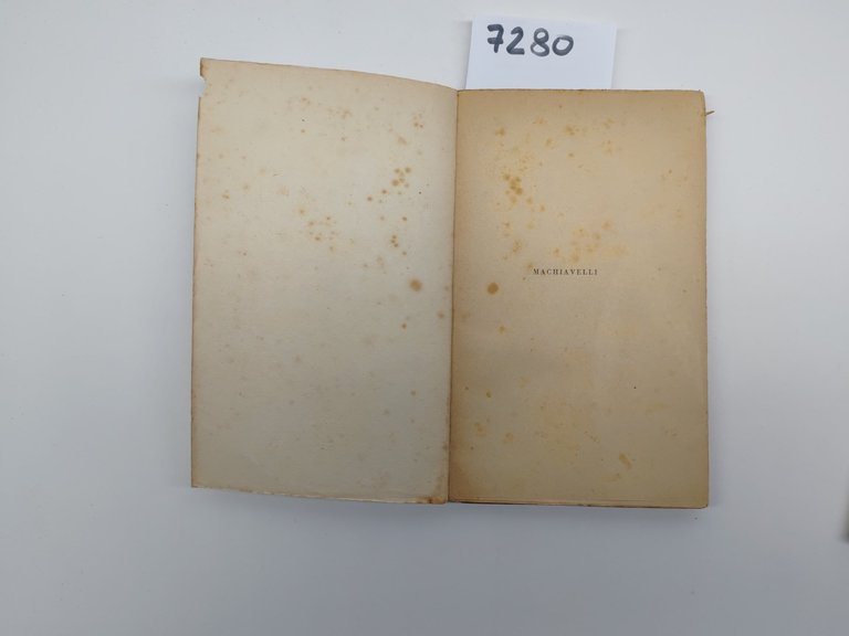 Giuseppe Santonastaso Machiavelli F.lli Bocca 1947