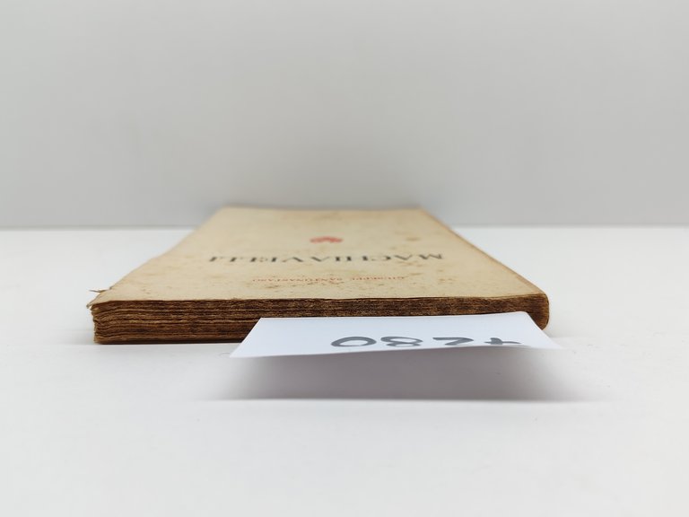 Giuseppe Santonastaso Machiavelli F.lli Bocca 1947