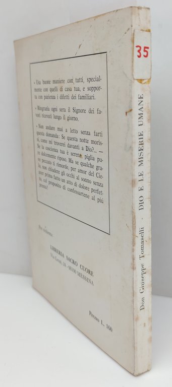 Giuseppe Tomaselli Dio e le miserie umane libreria Sacro Cuore … | Immagine Gallery 3