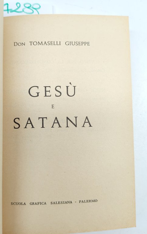 Giuseppe Tomaselli Gesù e satana Scuola Grafica Salesiana 1961 | Immagine Gallery 6