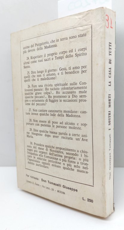 Giuseppe Tomaselli I nostri morti la casa di tutti S. … | Immagine Gallery 2