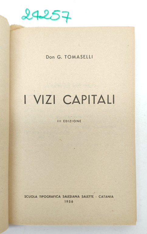 Giuseppe Tomaselli I vizi capitali 3 edizione 1956 | Immagine Gallery 3