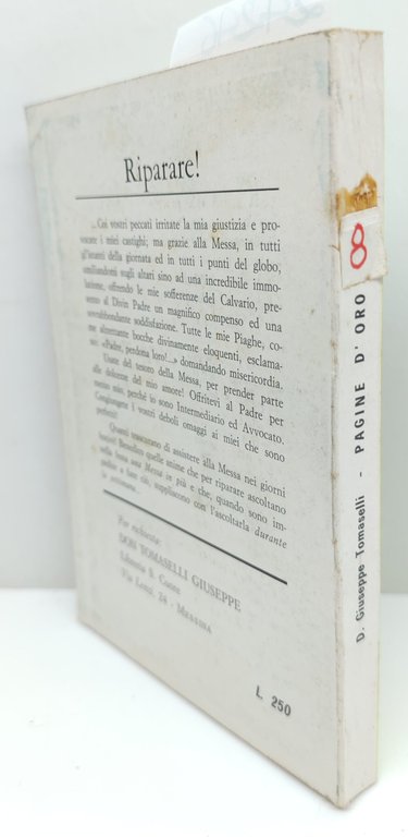 Giuseppe Tomaselli Pagine d'oro Libreria Sacro Cuore 1962 | Immagine Gallery 2