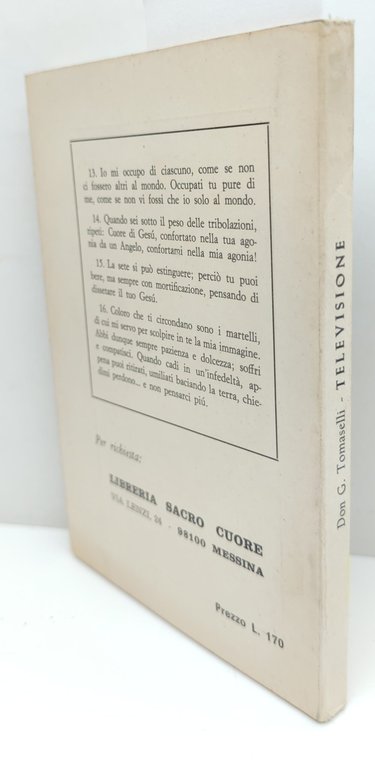 Giuseppe Tomaselli T.e.l.e.v.i.s.i.o.n.e. Libreria Sacro Cuore 1968 | Immagine Gallery 2