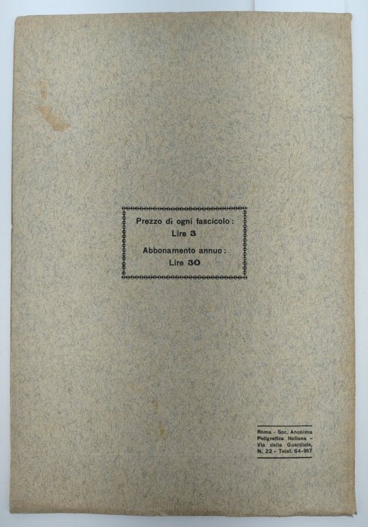 Gli oratori del giorno anno I numero 6 ottobre 1927