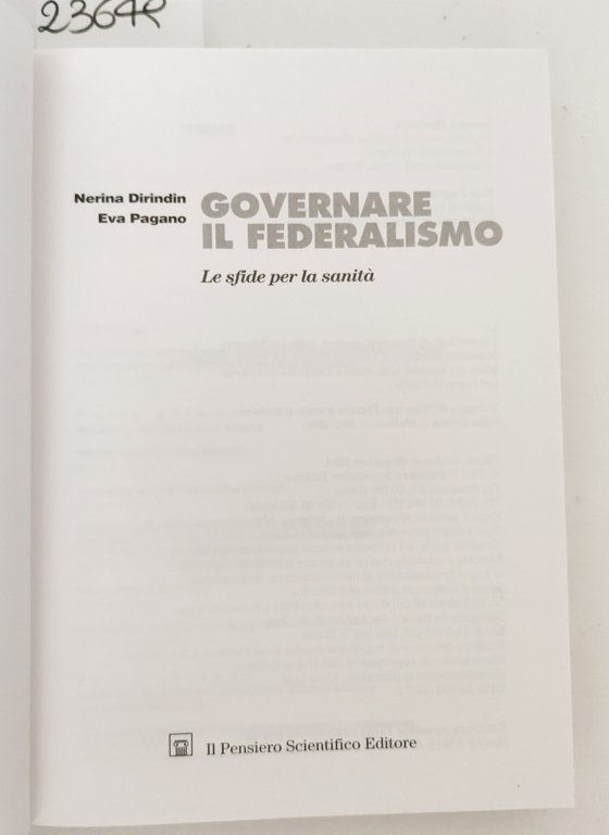 Governare il federalismo le sfide per la sanità Il Pensiero … | Immagine Gallery 3