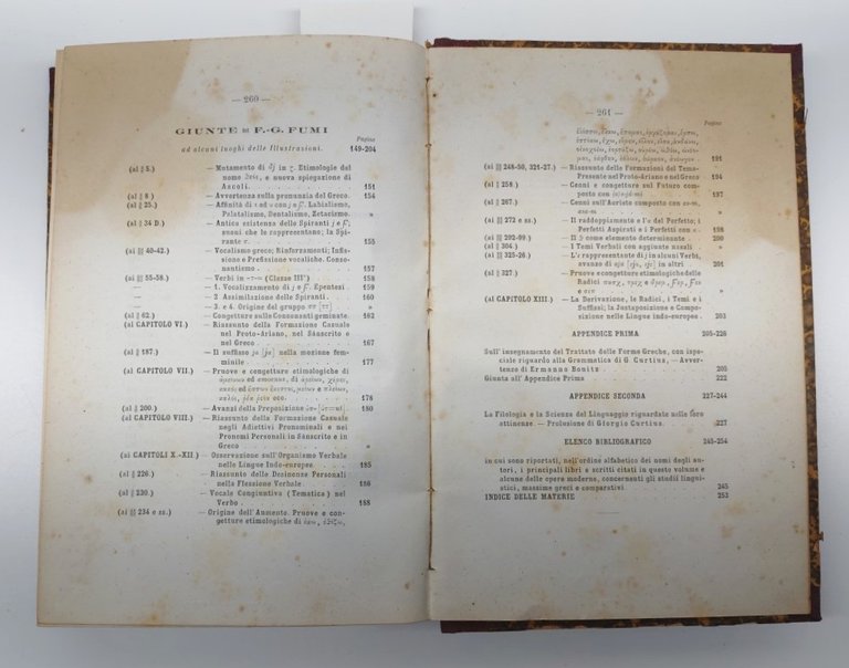Grammatica greca Curtis Illustrazioni Filologico-Comparative Fumi Napoli 1868