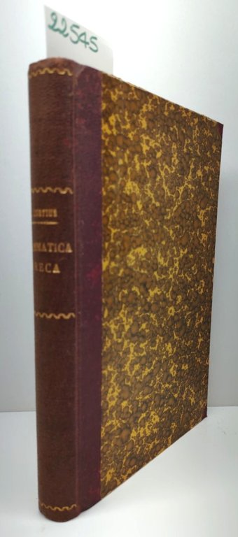 Grammatica greca Curtis Illustrazioni Filologico-Comparative Fumi Napoli 1868