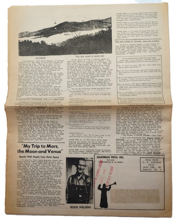 Gray Barker's newsletter numero 8 giugno 1979