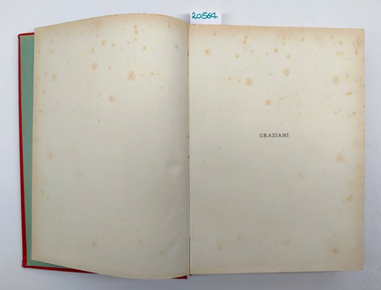 Graziani Collana di Studi Storici edita da Rivista Romana 1956