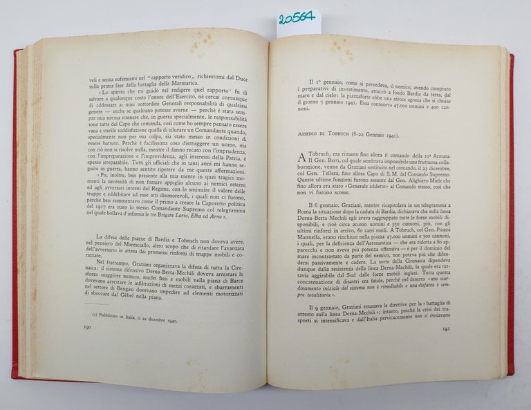 Graziani Collana di Studi Storici edita da Rivista Romana 1956
