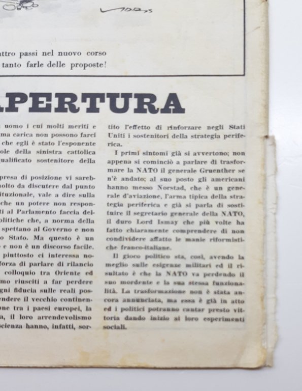Guareschi Satira politica Candido settimanale del sabato n. 20 1956
