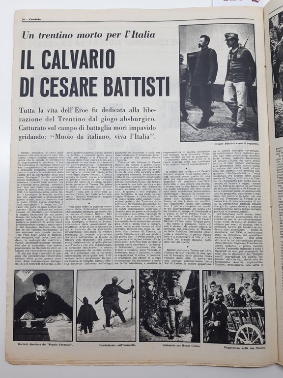 Guareschi Satira politica Candido settimanale del sabato n. 23 1955