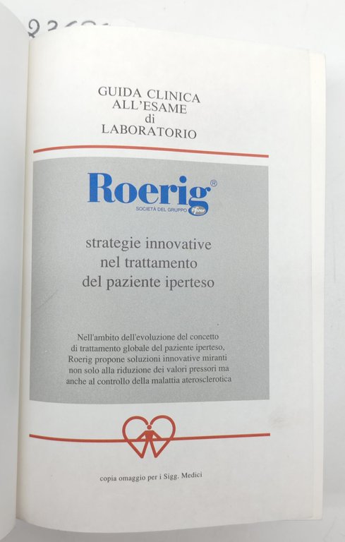 Guida clinica all'esame di laboratorio Roering 1987 Edizioni Medico-Scientifiche | Immagine Gallery 3