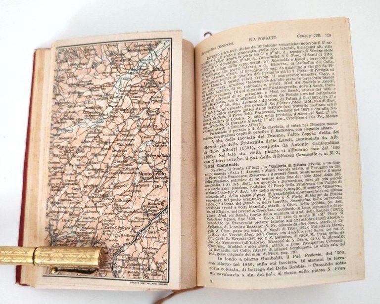 Guida d'Italia Italia centrale 1° volume 1924 1° edizione TCI