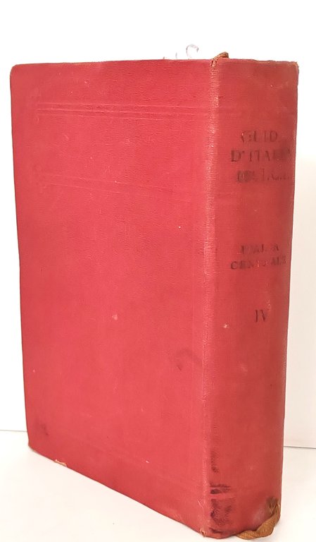 Guida d'Italia Italia centrale IV° volume Roma e dintorni 1925 …