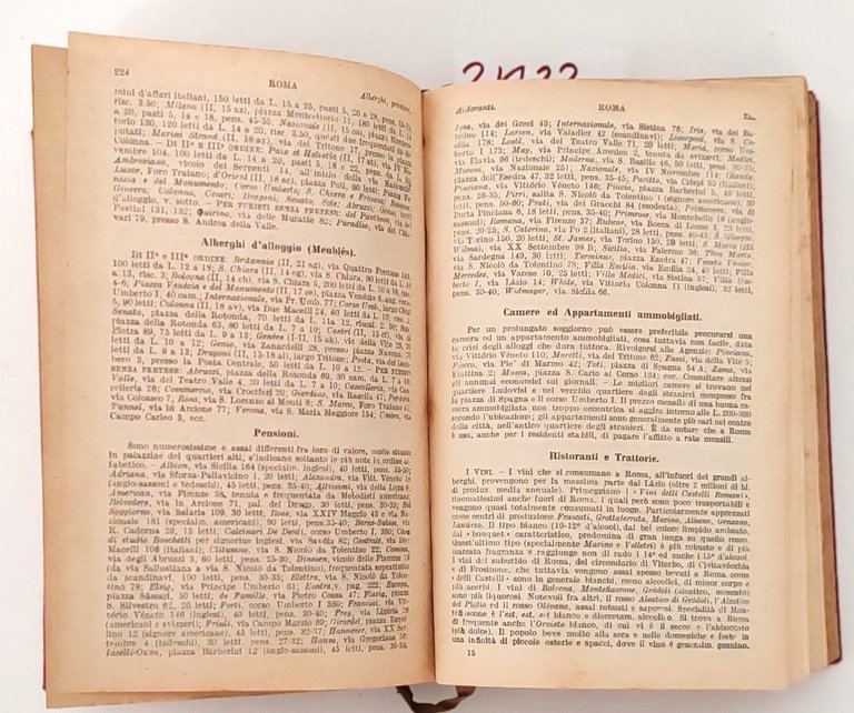 Guida d'Italia Italia centrale IV° volume Roma e dintorni 1925 …