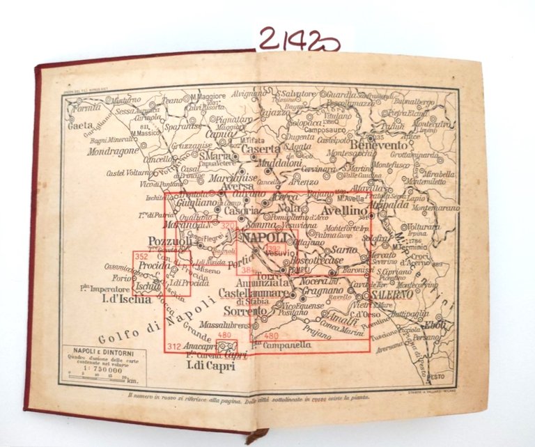 Guida d'Italia Italia meridionale 2° volume Napoli e dintorni 1927 …