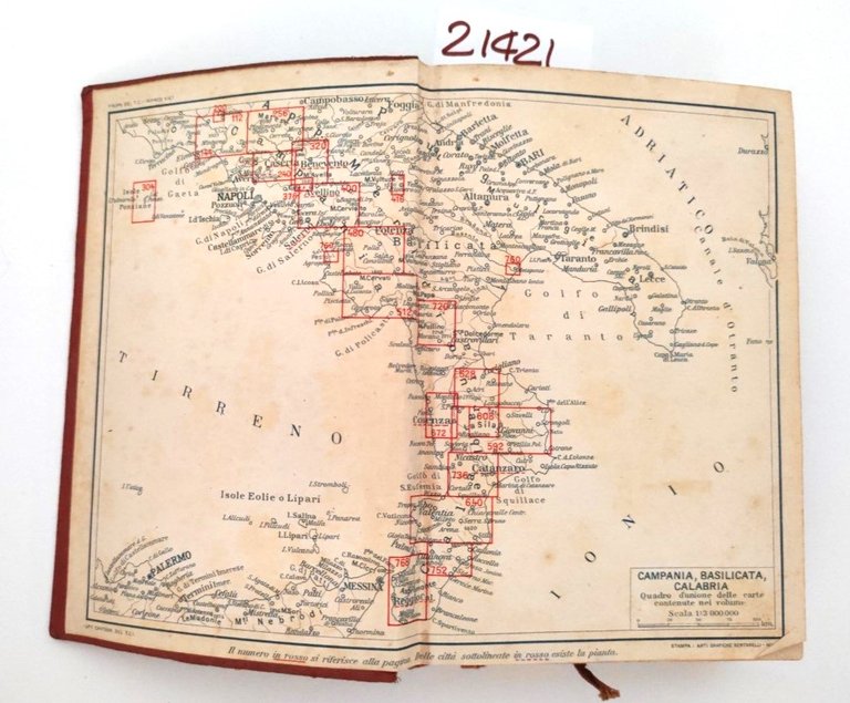 Guida l'Italia Italia meridionale 3° volume 1928 Campania Basilicata e …