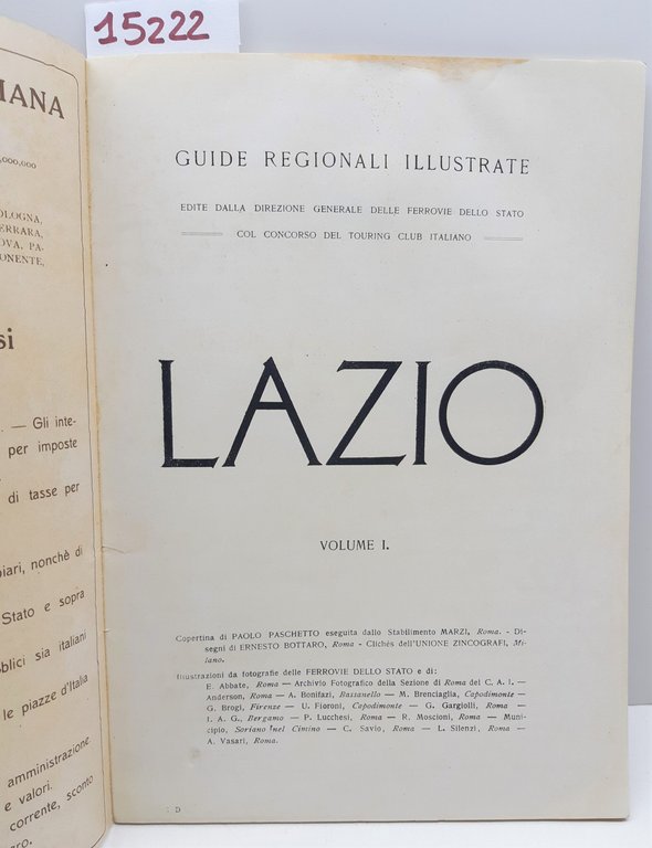 Guide regionali illustrate Lazio 1° volume Capriolo e Massimino 1913 | Immagine Gallery 4