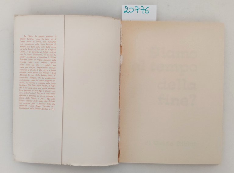 Guido Bibini Siamo al tempo della fine? 1977